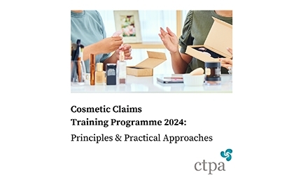Cosmetic Claims Training Day - Principles and Practical Approaches
