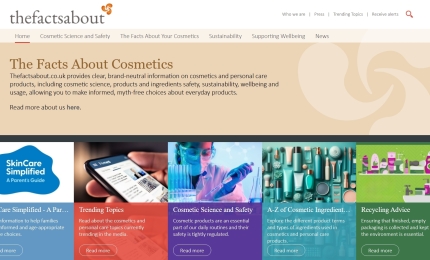 Re-introducing Thefactsabout.co.uk: accessible, science-based information on cosmetics